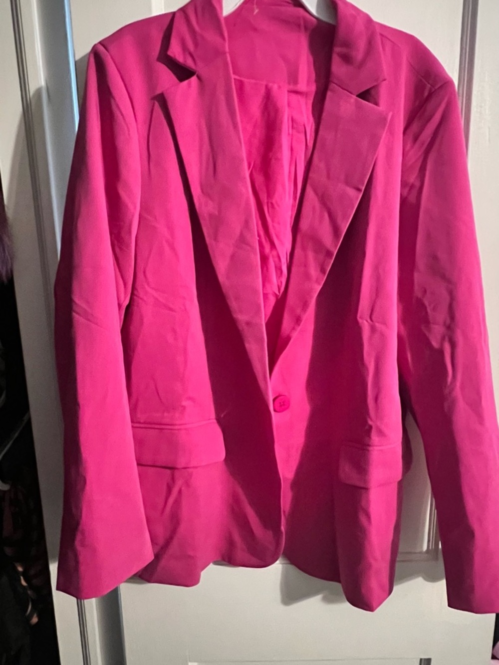 Hot Pink Women's Blazer Jacket